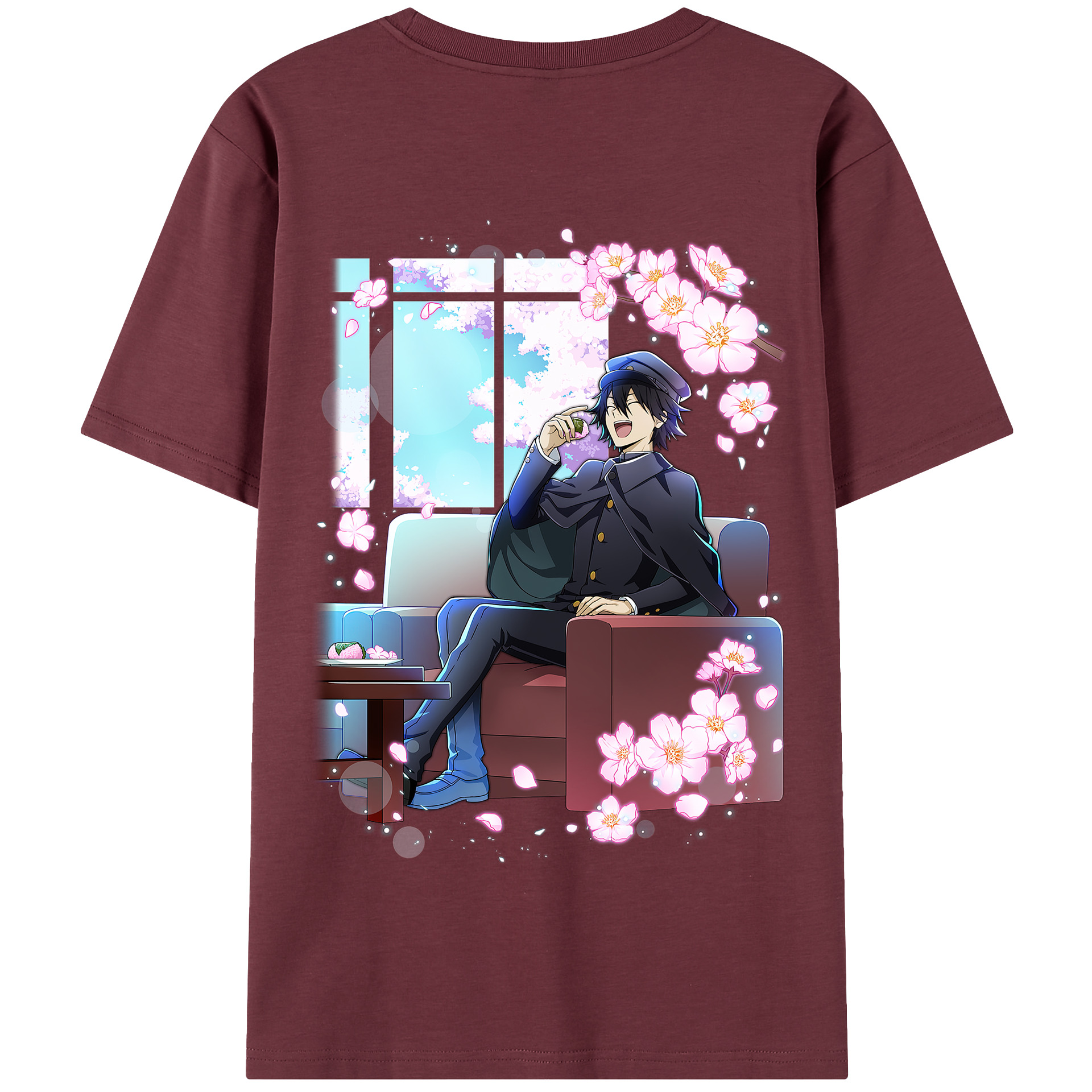 （画像用） 文豪ストレイドッグス Bungo Stray Dogs 綿100％半袖Tシャツ（背面プリント）